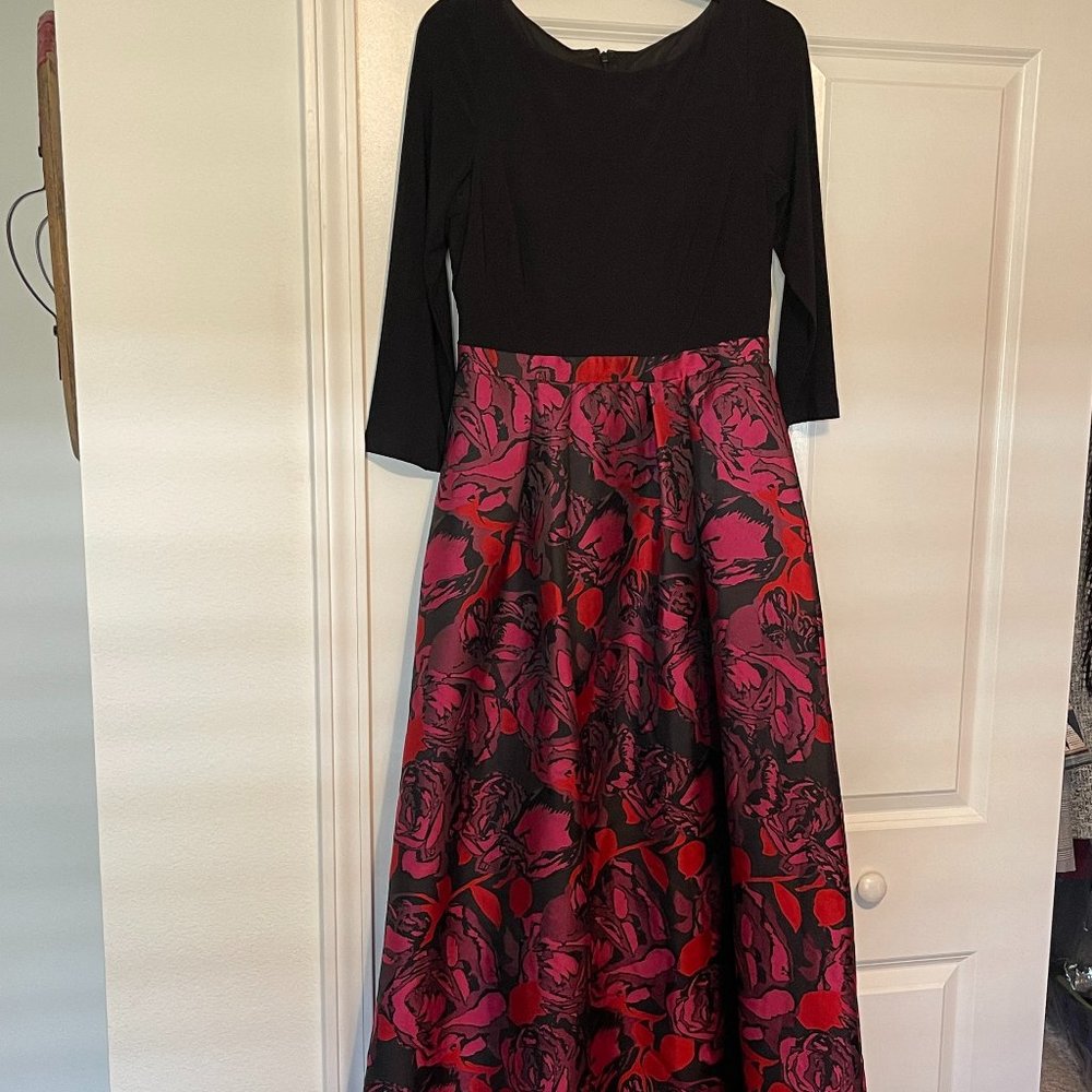 COPY - Formal Floral and Black Gown